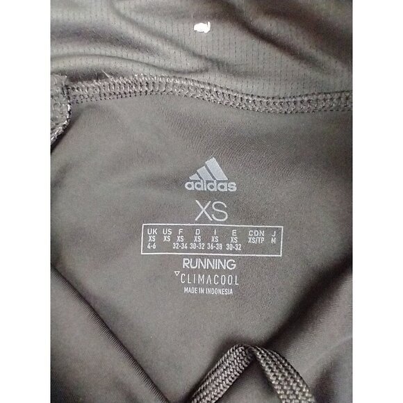 Adidas Running Women’s XS Black Climacool Legging Pants Mesh Ankle Zip - Picture 7 of 15